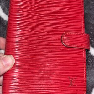 Louis Vuitton Scarlet Epi Leather Wallet